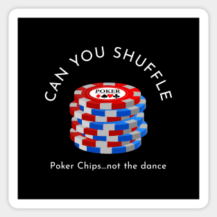 Poker Chips Shuffle Sticker